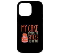 My Cake trae todas las sonrisas al patio divertidos pasteleros Carcasa para iPhone 14 Pro Max