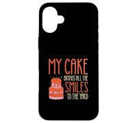 My Cake trae todas las sonrisas al patio divertidos pasteleros Carcasa para iPhone 16 Plus