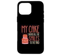 My Cake trae todas las sonrisas al patio divertidos pasteleros Carcasa para iPhone 16 Pro Max