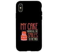 My Cake trae todas las sonrisas al patio divertidos pasteleros Carcasa para iPhone X/XS