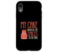 My Cake trae todas las sonrisas al patio divertidos pasteleros Carcasa para iPhone XR