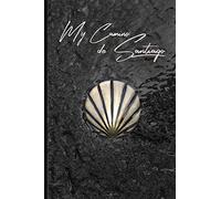 My Camino de Santiago: Notebook and Journal for Pilgrims on the Way of St. James - Diary and Preparation for the Christian Pilgrimage Route | Scallop Shell gold [Idioma Inglés]
