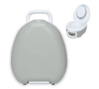 My Carry Potty - galardonado asiento de inodoro portátil para bebés, niños y niñas para llevar a cualquier lugar (Gris)