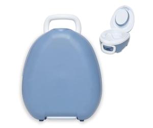 My Carry Potty - galardonado asiento de inodoro portátil para bebés, niños y niñas para llevar a cualquier lugar (Azul)