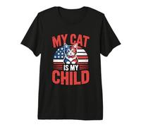 My Cat Is My Child Camiseta Premium