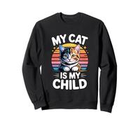 My Cat Is My Child Sudadera