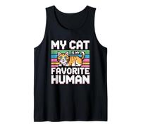 My Cat Is My Favorite Human Camiseta sin Mangas