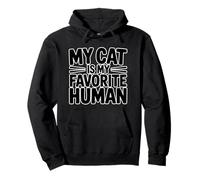 My Cat Is My Favorite Human Sudadera con Capucha