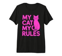 My Cat My Rules Camiseta Premium
