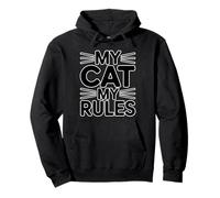 My Cat My Rules Sudadera con Capucha