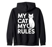 My Cat My Rules Sudadera con Capucha