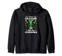 My Cavalier Is My Lucky Charm Dog St Patricks Day Dogs Sudadera con Capucha