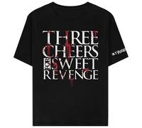 My Chemical Romance A Sweet Revenge Bloody tee Unisex Camiseta Negro 100% algodón Regular