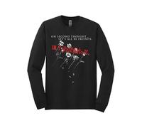 My Chemical Romance Lets All Be Friends Hombre Camiseta Manga Larga Negro L 100% algodón Regular