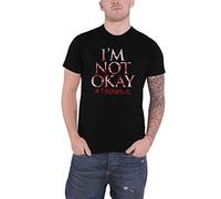 My Chemical Romance T Shirt Im Not Okay Band Logo Nuevo Oficial De Los Hombres Size L