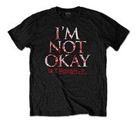 My Chemical Romance T Shirt Im Not Okay Band Logo Nuevo Oficial De Los Hombres Size S