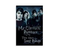 My Chemical Romance Three Cheers for Sweet Revenge - Pósteres artísticos antisalpicaduras para sala de estar y dormitorio, pinturas colgantes adecuadas para múltiples escenarios, sin necesidad de