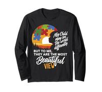 My Child See Differently Autistic Autism Awareness Mom life Manga Larga