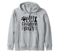 My Children Bark Canine Cita para entusiastas de los Amantes de los Perros Sudadera con Capucha