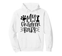 My Children Bark Canine Cita para entusiastas de los Amantes de los Perros Sudadera con Capucha