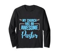 My Church Has An Awesome Pastor Líder inspirador - Manga Larga