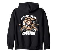 My co-Pilot is Courage Sudadera con Capucha