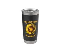 My Cockapoo Dog Is My Sunshine Sunflower Dog Paw Puppy Lover Vaso térmico de acero inoxidable de doble pared