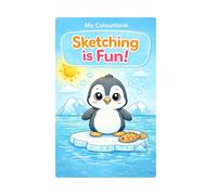 My Colour Book: Sketching Is Fun!: Cute Baby Animals Coloring Book for Kids Ages 3-6
