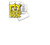 My Comic Book: 100 Pages of Blank Comics with Speech Bubbles