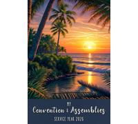 My Convention and Circuit Assembly Notebook for the Service Year: JW Notebook for Regional Convention and Circuit Assemblies of Jehovah's Witnesses| Pioneer Baptism Journal Gift 6x9 Lined Pages