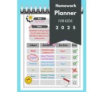 My Cool Homework Guide: Fun and easy-to-use Daily Homework Planner is designed especially for young learners to build great habits, track their ... stay on top of daily tasks-all in one place!