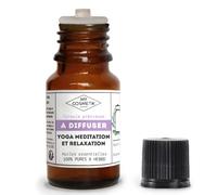 MY COSMETIK - Aceites esenciales orgánicos para difusión - Yoga, meditación y relajación - Sinergia de aceites esenciales 100% puros, orgánicos y HEBBD - Fabricado en Francia - 10 ml