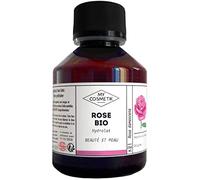 MY COSMETIK - Hidrosol de Rosa - Agua Floral Certificada Ecocert Cosmética Orgánica - Fabricada en Francia - Antiedad, revitaliza la tez - 250 ml