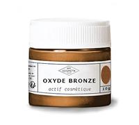MY COSMETIK - Óxido de bronce - Pigmento marrón natural - Fabricado en Francia - 10 g - En frasco de cristal