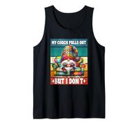 My Couch Pulls Out But I Dont Funny Saying For Retro Dad Camiseta sin Mangas
