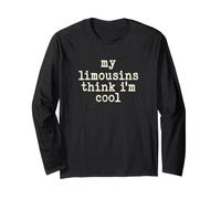 My Cow Thinks I'm Cool - Cow Dad Mom Limousin Ganado Manga Larga