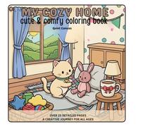 My cozy home: cute & comfy coloring book