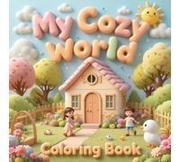 My cozy world: My Cozy World: Coloring Book for Adults and Kids, Bold and Easy, Simple and Big Designs for Relaxation Featuring Animals, Landscape, ... & Easy Coloring). Great for stress relief.