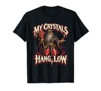 My Crystals Hang Low Divertido Mago Fantasy Magia Camiseta