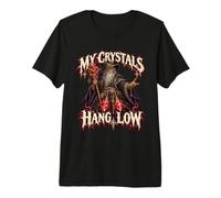 My Crystals Hang Low Divertido Mago Fantasy Magia Camiseta Premium