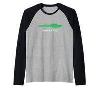 'My Cup of Tee' Funny Golf Tee with Golf Green for Golfers Camiseta Manga Raglan