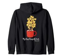 My Cup Runneth Over Salmo 23:5 Cita inspiradora Sudadera con Capucha