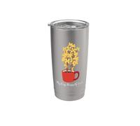 My Cup Runneth Over Salmo 23:5 Cita inspiradora Vaso térmico de acero inoxidable de doble pared