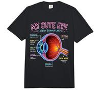 My Cute Eye Anatomy Oftalmics Vision Science Day Girls Comfort Colors Adult Heavyweight T-Shirt