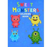 My Cute Monsters Coloring Book for Kids: A Magical Coloring Adventure with 55 Funny Monsters in Different Worlds | Perfect for Boys & Girls Ages 4-8 | Large Print (8.5 x 11 inches)