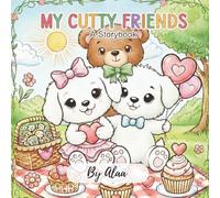 MY CUTTY FRIENDS: Simple & Cute Animal Coloring Book
