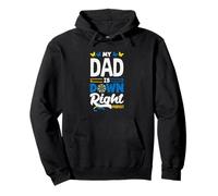 My Dad Is Down Down Conciencia del síndrome de Down Sudadera con Capucha