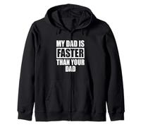 My Dad Is Faster Than Your Dad Corredor Sprinter Día Padre Sudadera con Capucha