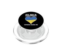 My Dad Is Ukrainian Nothing Scares Me - Diseño de corazón de Ucrania PopSockets PopGrip para MagSafe