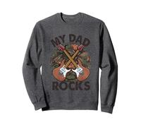 My Dad Rocks Guitarra Eléctrica Camo Sudadera